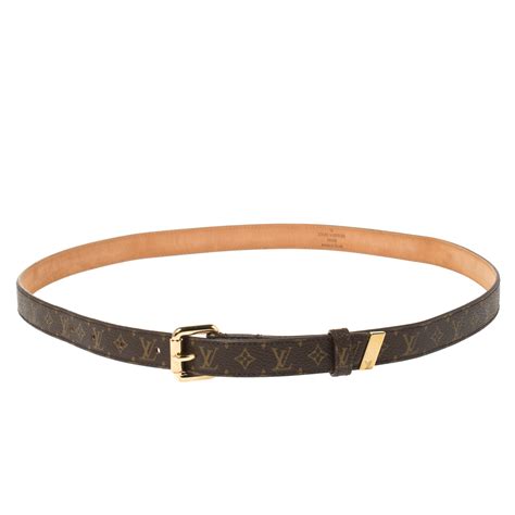 skinny lv belt